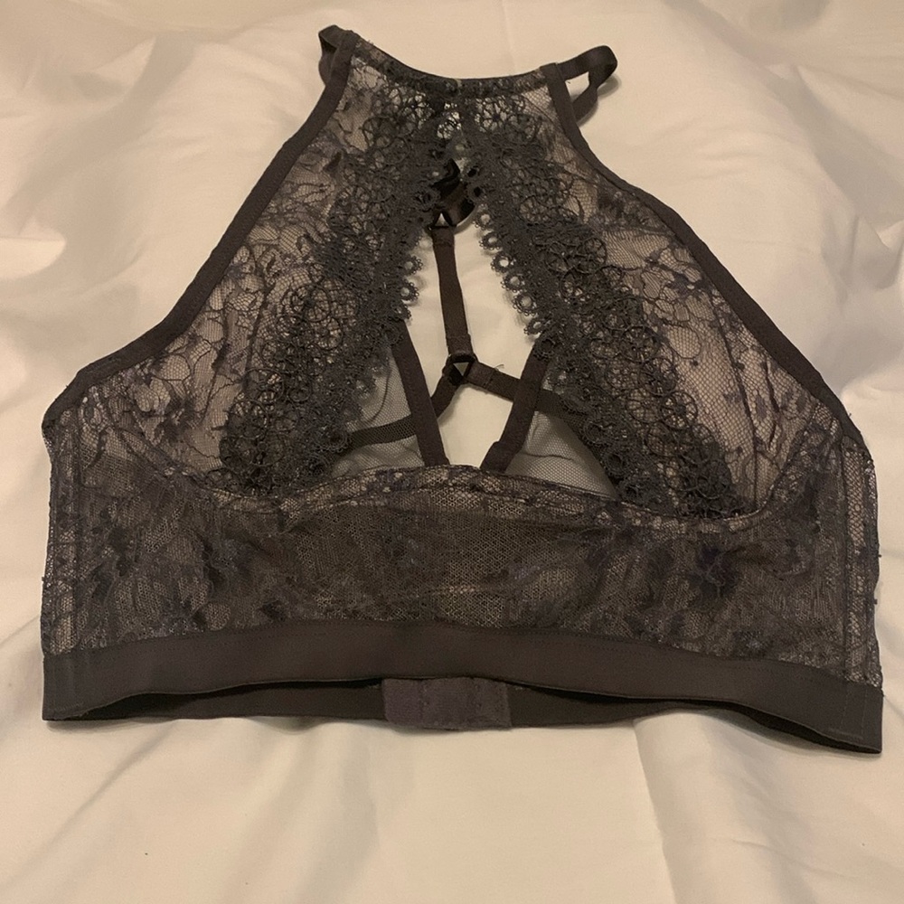 Grey/ lace Victoria secret Bralette